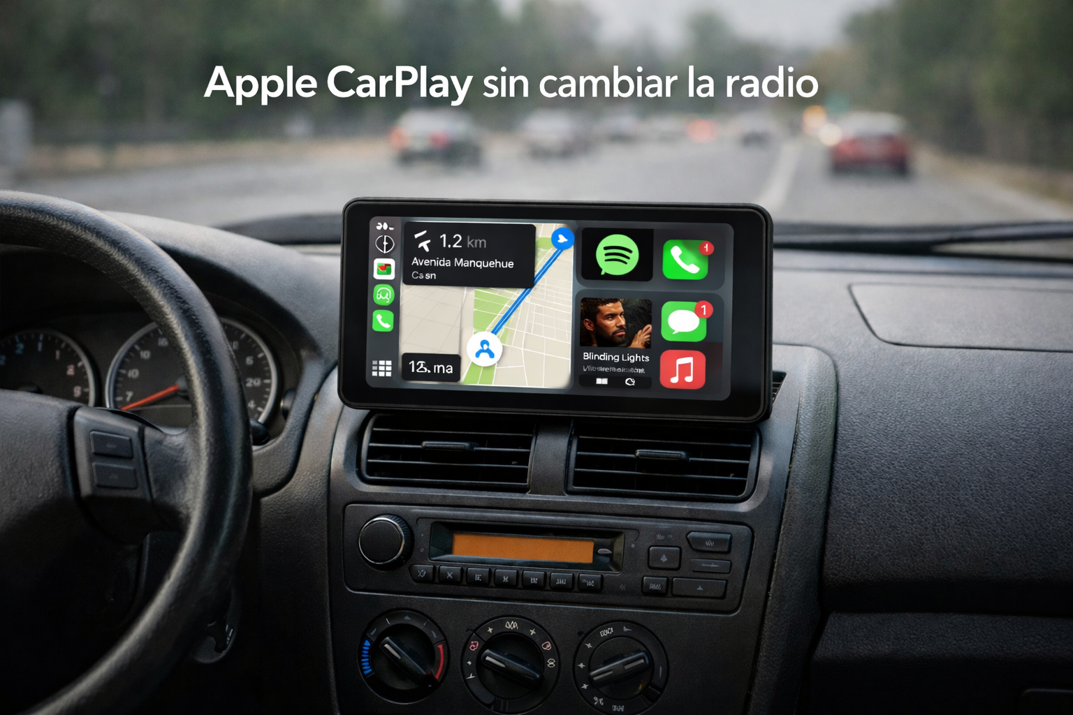 ¿Cómo poner Apple CarPlay en un auto antiguo sin cambiar la radio?