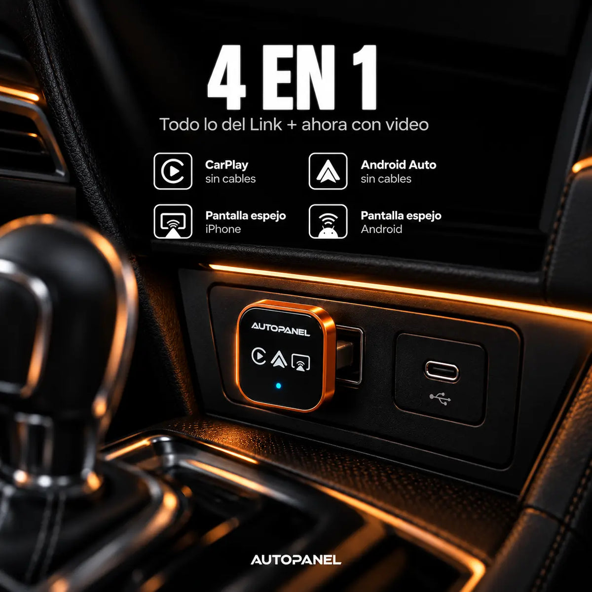 AutoPanel® Link Pro - Adaptador 4 en 1