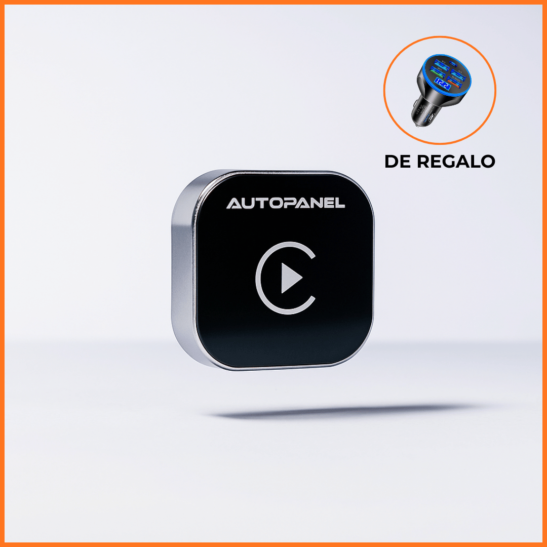 OFERTA HALLOWEEN - AutoPanel® Link Adaptador Inalámbrico CarPlay & Android Auto + Cargador Rápido