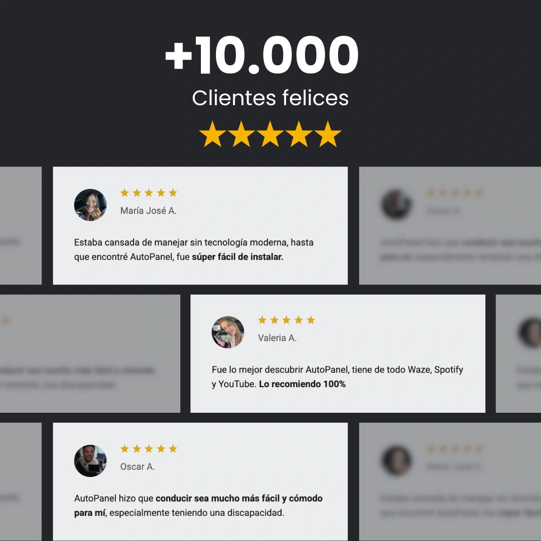 AutoPanel Prime pantalla CarPlay inalámbrica más de 10.000 clientes felices con reseñas 5 estrellas - la pantalla portátil carro más confiable