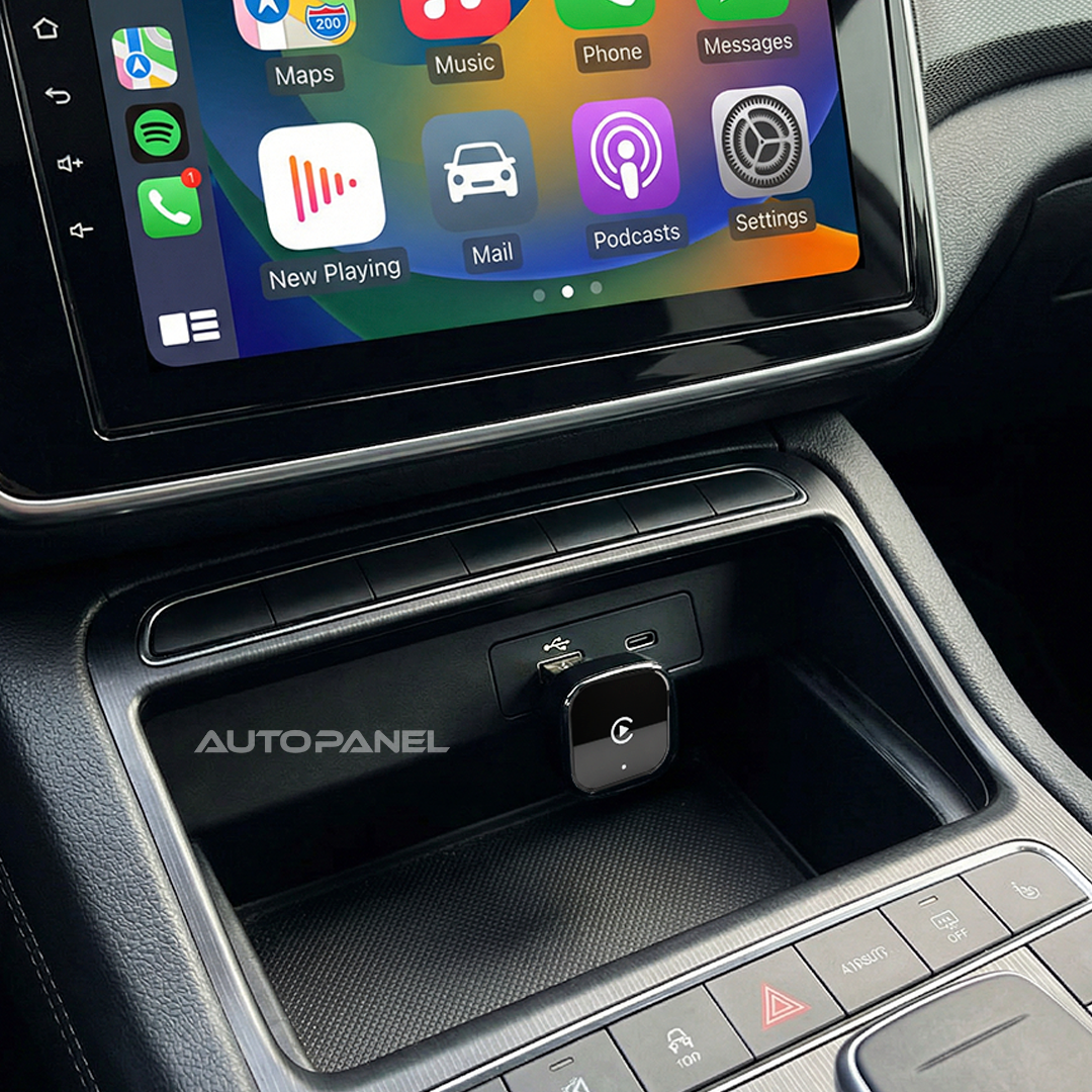 AutoPanel® Link Adaptador Inalámbrico CarPlay & Android Auto