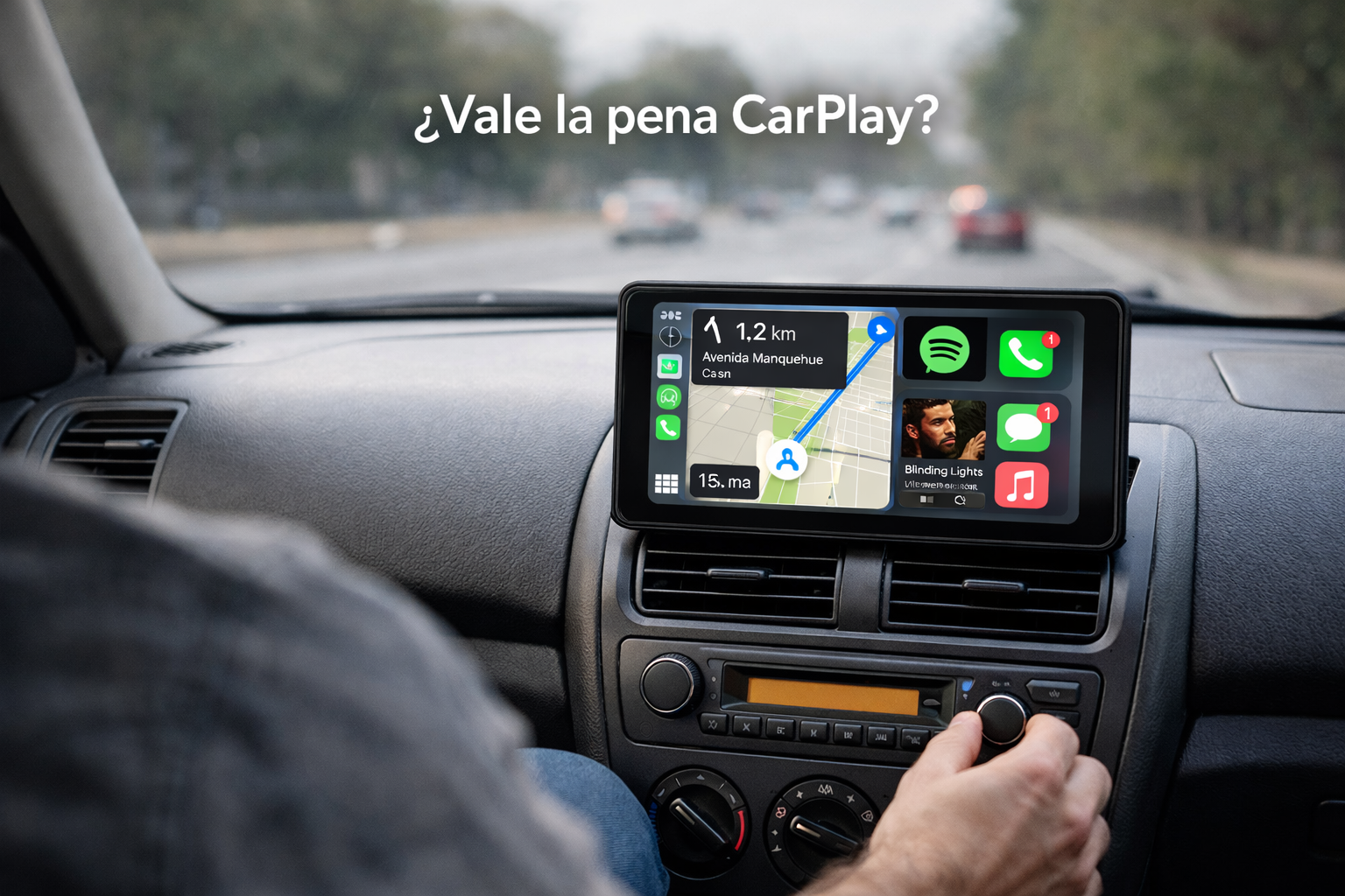 ¿Vale la pena instalar CarPlay en un auto sin pantalla? Pros y contras reales