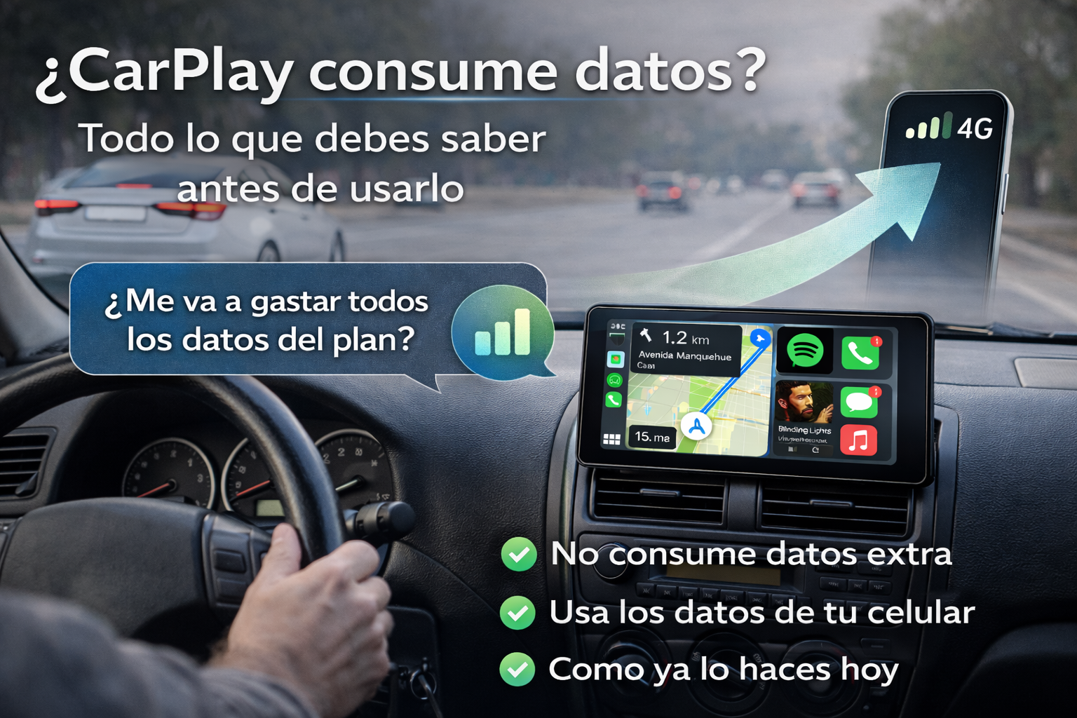 ¿CarPlay consume datos? Todo lo que debes saber antes de usarlo