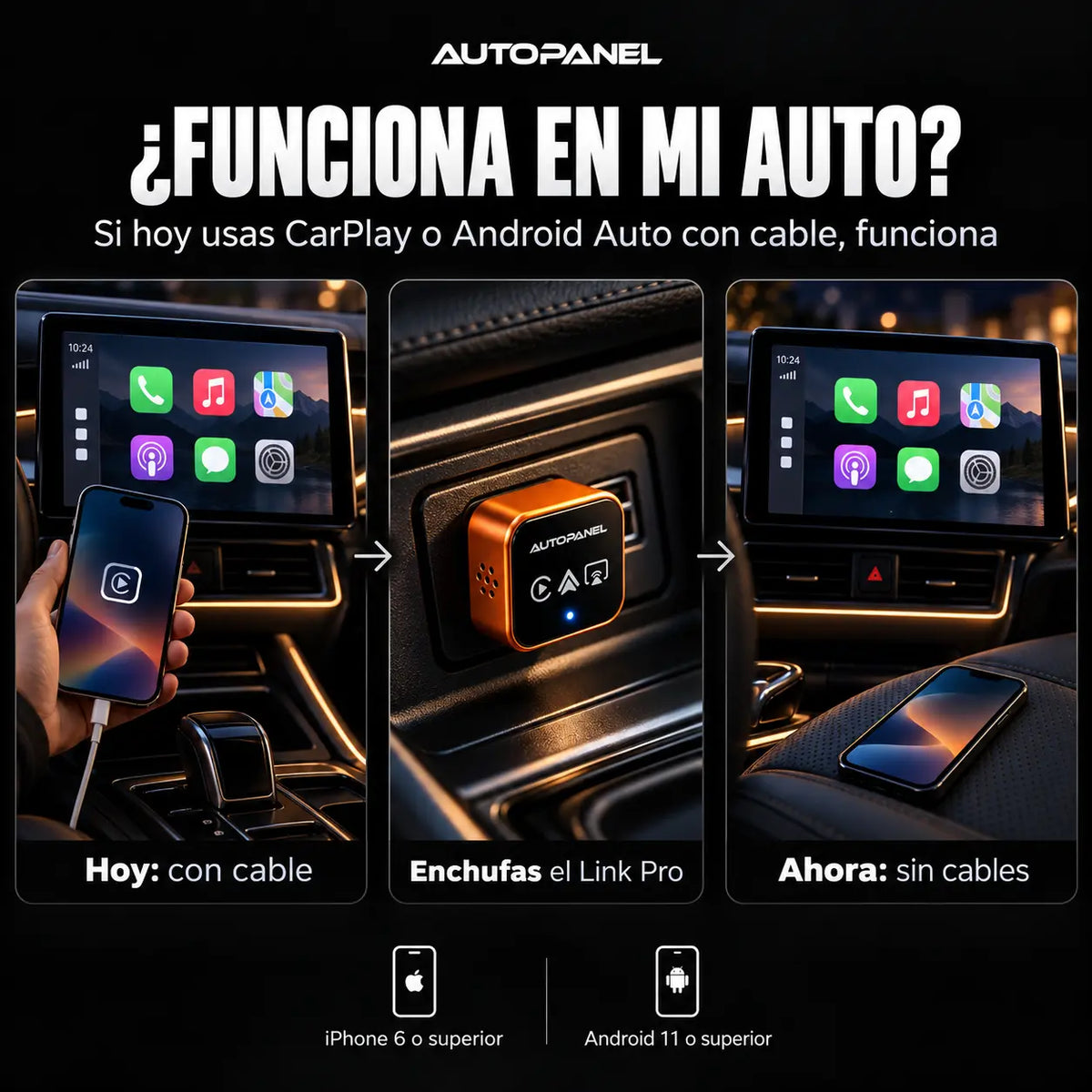 AutoPanel® Link Pro - Adaptador 4 en 1