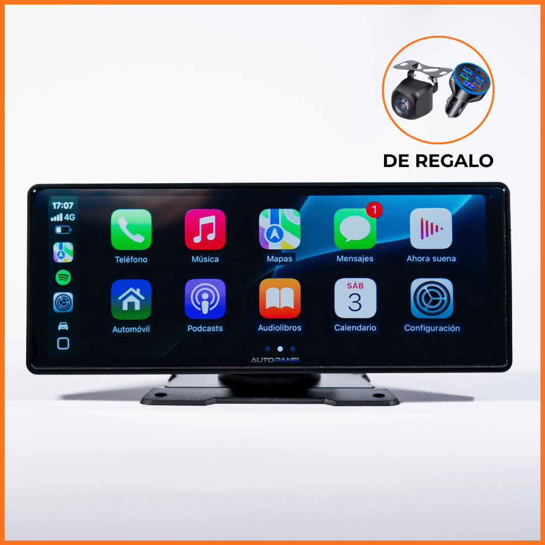 OFERTA HALLOWEEN - AutoPanel® Pro 10,2 + Cargador Rápido + Cámara de Retroceso