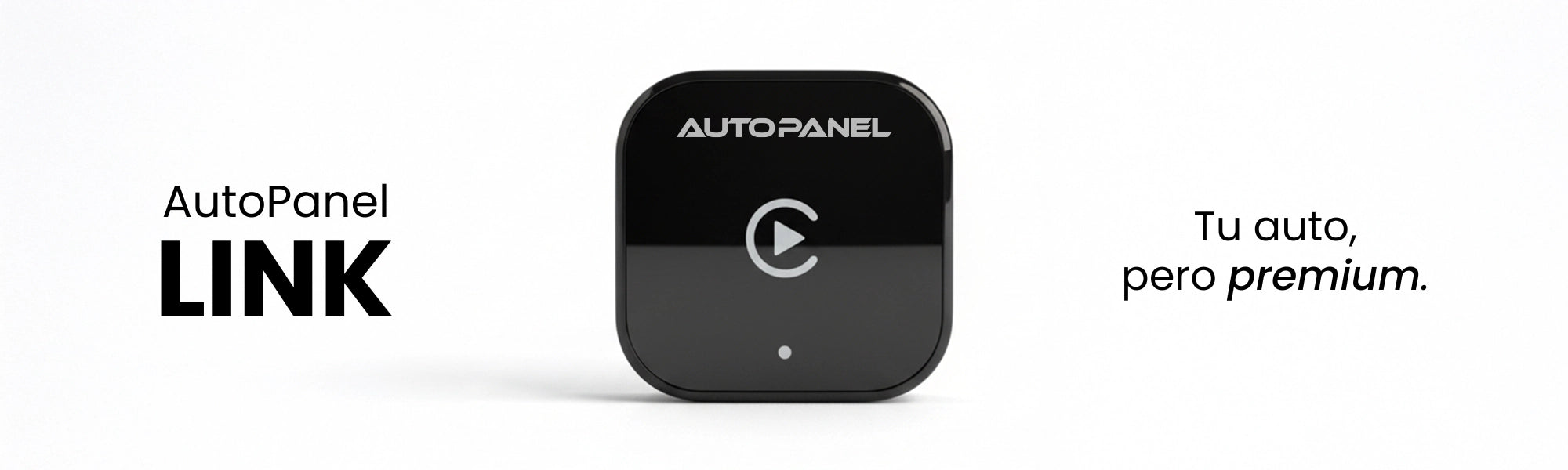 AutoPanel Link – Adaptador inalámbrico CarPlay premium para autos – Tu auto, pero premium
