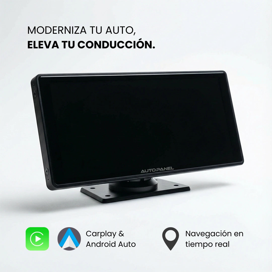 AutoPanel Pro pantalla CarPlay Pro y Android Auto con navegación GPS en tiempo real - moderniza tu auto y eleva tu conducción