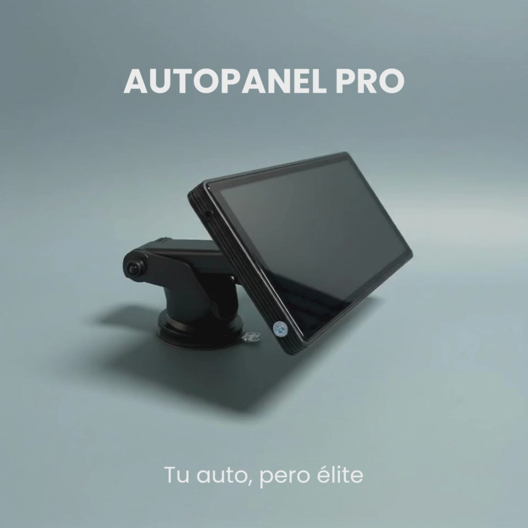 Video demostración AutoPanel Pro monitor CarPlay portátil pantalla grande para auto