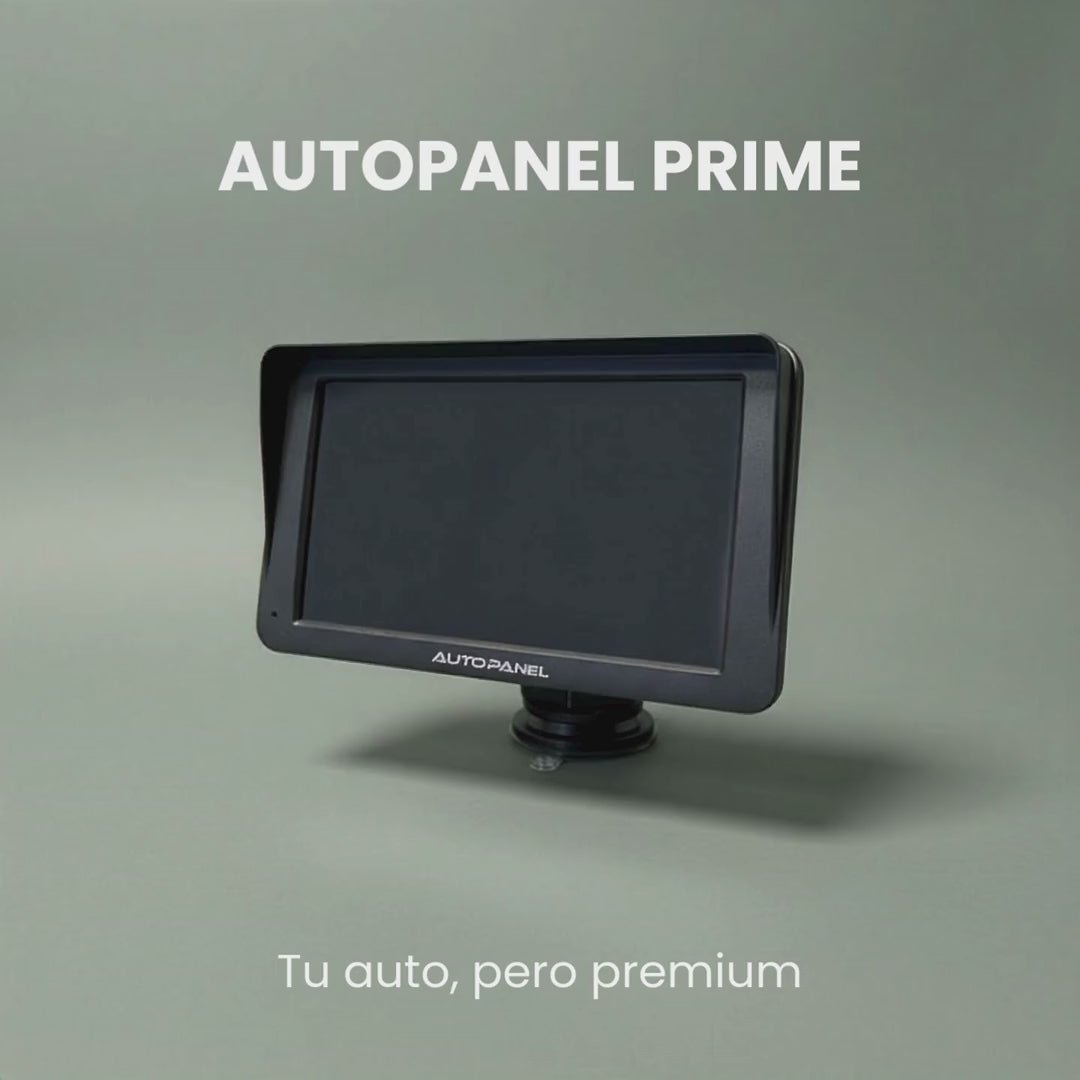 AutoPanel Prime 7 pantalla CarPlay Android Auto inalambrico video presentacion tu auto pero premium